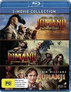 Jumanji 3-Movie Collection Jumanji / Jumanji Welcome to the Jungle /Jumanji The 