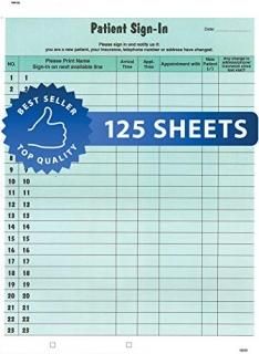 TAB14532 - Patient Sign-In Label Forms by Tabbies
