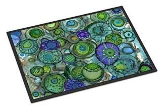 Caroline 's Treasures 8962jmatin Blues and Greensޤϲޥåȡ24? H x 36? Wޥ