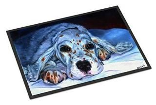 Caroline's Treasures 7330MAT English Setter Pup Indoor or Outdoor Mat 18x27 18H 
