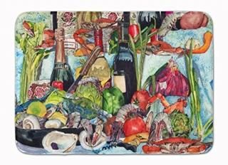 Caroline 's Treasures 8915rug 磻CrabӡOysters եޥåȡ19? x 27ޥ顼