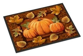 Caroline 's Treasures ptw2009mat Pumpkins and Fall Leavesޤϲޥåȡ18?x 27