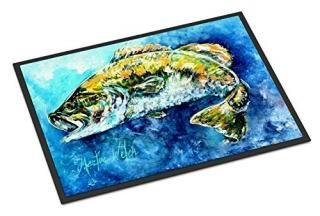 Caroline's Treasures MW1220MAT Bobby The Best Bass Indoor or Outdoor Mat 18x27 1