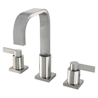 Kingston Brass FSC8968NDL NuvoFusion Widespread Lavatory Faucet Satin Nickel