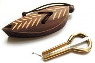 Altay Jew's Harp for Beginners P.Potkin's Komus +Dark Leaf wooden case