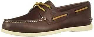 Sperry A/O 2 Eye Mens Brown Buck/Brown 42 EUR D