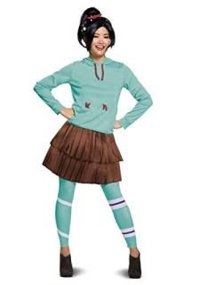 Disguise Women's Vanelope Deluxe Adult Costume Turquoise Jr 7-9