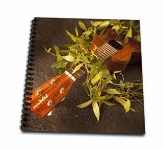 8x8 drawing book - 3dRose db_89789_1 Ukulele Hawaii - US12 DPB2181 - Douglas Pee