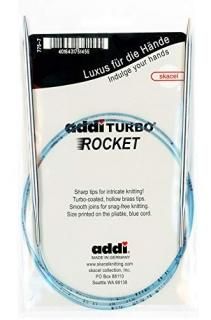 addi Turbo Rockets 32-inch 80cm Circular Knitting Needle; Size US 06 4.00 mm 775