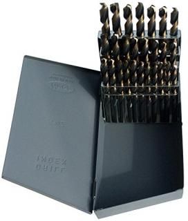 Drill America KFD26J-SET 26 Piece Heavy Duty High Speed Steel Drill Bit Set Size