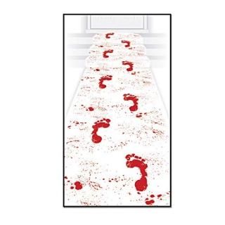 Beistle Bloody Footprints Runner24by 10?- Feet