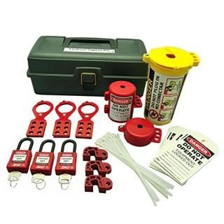 ZING 7129 RecycLockout Lockout Tagout Kit 32 Component Deluxe Tool Box by Zing G