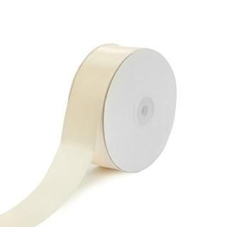 Creative Ideas Solid Satin Ribbon 1-1/2/50 yd Ivory by Creative Ideas