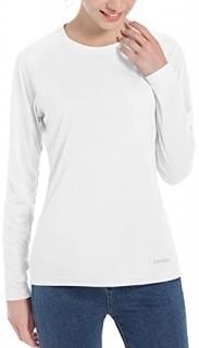 Women's UPF 50+ Sun Protection UV Shirts - Long Sleeve Outdoor Hiking Fishing Sw