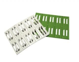 50-Pack Green - Coolaroo Shade Fabric Timber Fasteners 50-Count Green