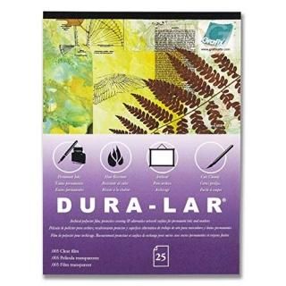 Grafix Clear .003 Dura-Lar Film 23cm by 30cm 25 Sheets