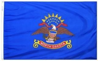 Annin Flagmakers Model 144160 North Dakota State Flag 3x5 ft. Nylon SolarGuard N