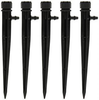 Orbit DripMaster 67105 Multi-Stream Emitter on a Stake 5-Pack