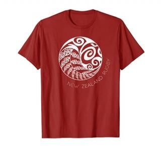 New Zealand Rugby Maori Inspired Kiwi & Silver Fern+ T-Shirt