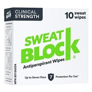 Sweat Block High Strength Antiperspirant Pads 8 Weeks' Supply