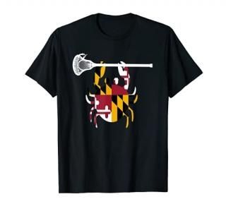 Maryland Crab Lacrosse Boys Stick LAX Sister Brother T-Shirt