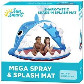 SunSmart 68 Shark MEGA Spray Sprinkler Splash Pad Over 25 Adjustable Spray Zones