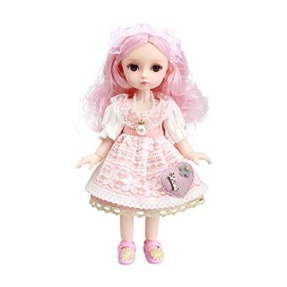 Little Bado Girls 1/6 SD BJD Doll 10 Inch 13 Removable Joints Dolls for Age 3+Ye