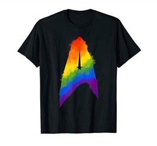 Star Trek Discovery Rainbow Paint Insignia T-Shirt