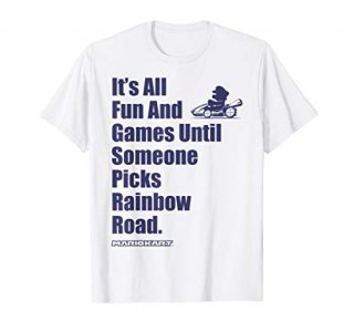 Nintendo Mario Kart Rainbow Road Fun And Games T-Shirt