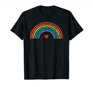 Retro Rainbow Vintage Pride LGBTQ T-Shirt