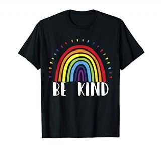Rainbow Be Kind Movement Shirt - Mens Womens Kids T-Shirt
