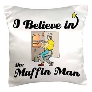 Dooni Designs I Believe In??I Believe InޥեMan?? 16x16 inch Pillow Case pc_