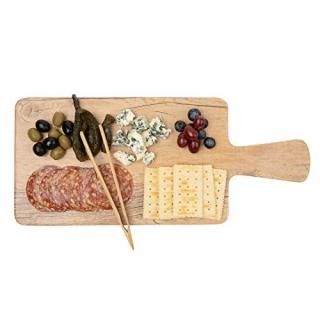 7 Inch Wood Serving Tongs 10 Curved Wooden Toaster Tongs - Disposable For Cheese