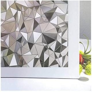 Bloss 3D No Glue Stati Cling Window Films Privacy Cut Glass Sticker for Bathroom