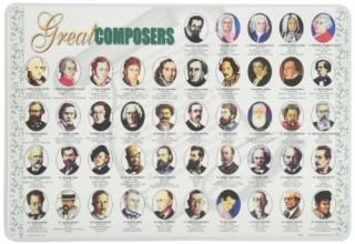 Painless Learning Great Composers Placemat