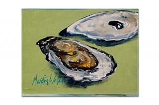 Oysters Two Shells Fabric Placemat MW1102PLMT