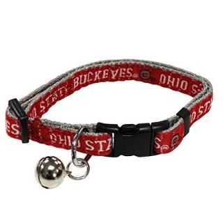 Pets First Collegiate Pet Accessories Cat Collar Ohio State Buckeyes One Size