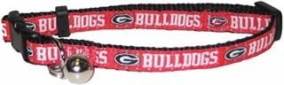 Mirage Pet Products 301-07 CT Georgia Bulldogs Cat Collar