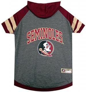 NCAA Florida State Seminoles Hoodie for Dogs & Cats X-Small.  Collegiate License