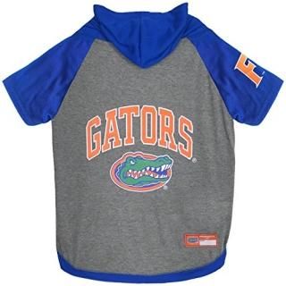 NCAA Florida Gators Hoodie for Dogs & Cats X-Small.  Collegiate Licensed Dog Hoo