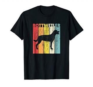 Rottweiler Vintage T-Shirt Dog Retro Style Gift