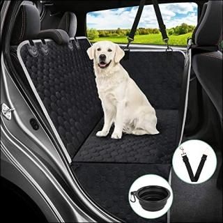 Mancro Dog Seat Covers for Cars Dog Car Seat Cover for Back Seat with Side Flaps
