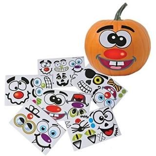 Rhode Island Novelty Make a Pumpkin Jack-O-Lantern Sticker Sheets