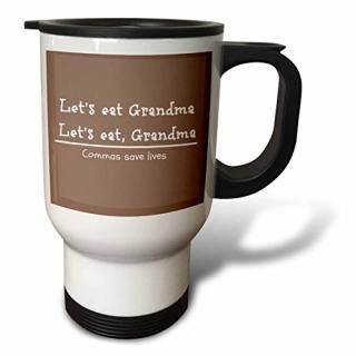 Jacoba򤤰??Lets EatФLets EatФCommas Save Lives??ιԥޥ 14 oz ۥ磻 tm