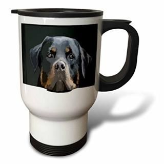 Taiche??٥ȥ??Rottweiler??Rottweiler Portrait٥ȥ??ιԥޥ 14 oz ۥ磻 tm_214066_1