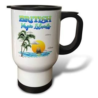 3dRose 14oz Travel Mug White