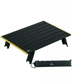iClimb Ultralight Compact Mini Beach Picnic Folding Table with Carry Bag Two Siz