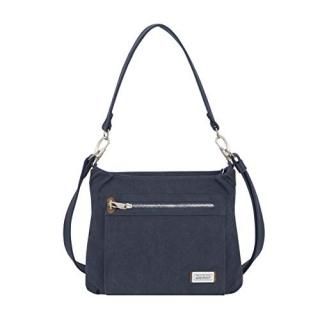 Travelon Anti-Theft Heritage Hobo Bag Indigo 11.5 X 9.5 X 3