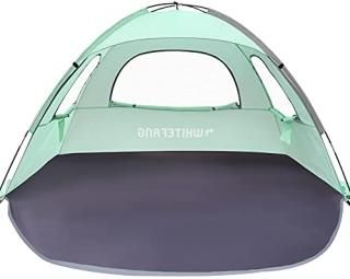 WhiteFang Beach Tent Anti-UV Portable Sun Shade Shelter for 3 Person Extendable 