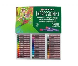 Sakura XLP36 36-Piece Cray-Pas Expressionist Assorted Color Oil Pastel Set by Sa